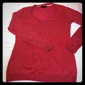 Soft Banana Republic V-Neck Pink Knit Sweater M